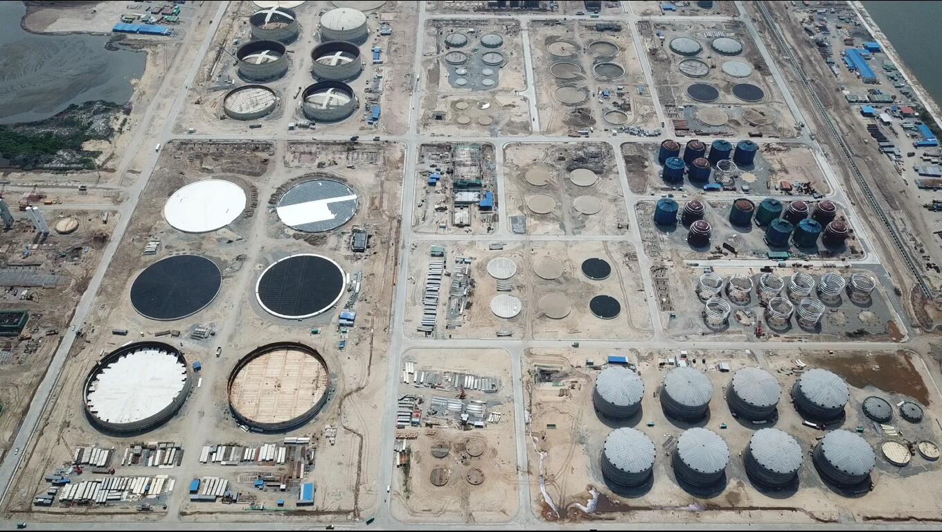 恒逸（文莱)PMB石油化工项目东部罐区施工总承包工程