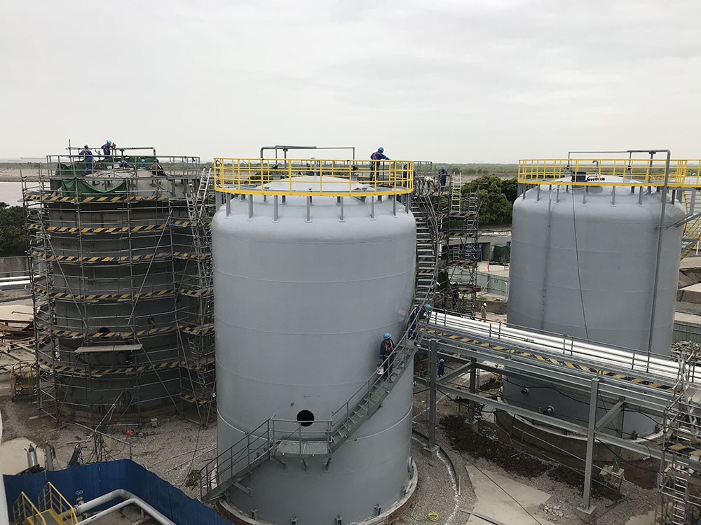 Exxon Mobil Corporation TCMB Project Completed F1534 and 1536 storage tanks